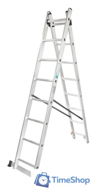 Лестница-стремянка ForceKraft BL-E211 (2x11 ступеней) - Изображение №1 — Интернет-магазин Time-Shop