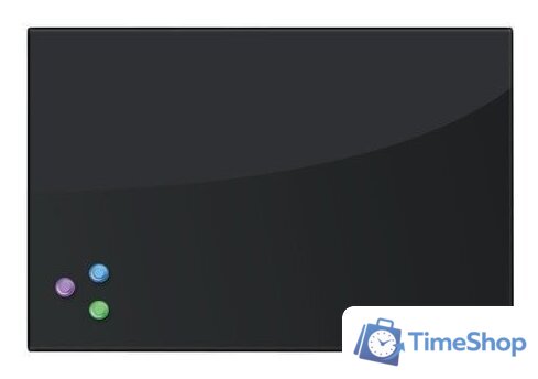 Магнитно-маркерная доска BRAUBERG стеклянная 40x60 см (черный) - Изображение №1 — Интернет-магазин Time-Shop