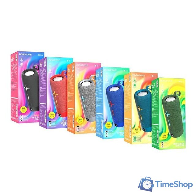 Беспроводная колонка Borofone BR19 (красный) - Изображение №3 — Интернет-магазин Time-Shop