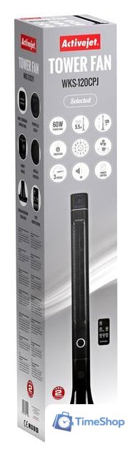 Колонный вентилятор Activejet WKS-120CPJ - Изображение №8 — Интернет-магазин Time-Shop