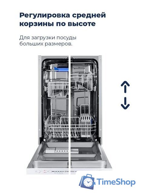 Встраиваемая посудомоечная машина MAUNFELD MLP 08S - Изображение №28 — Интернет-магазин Time-Shop