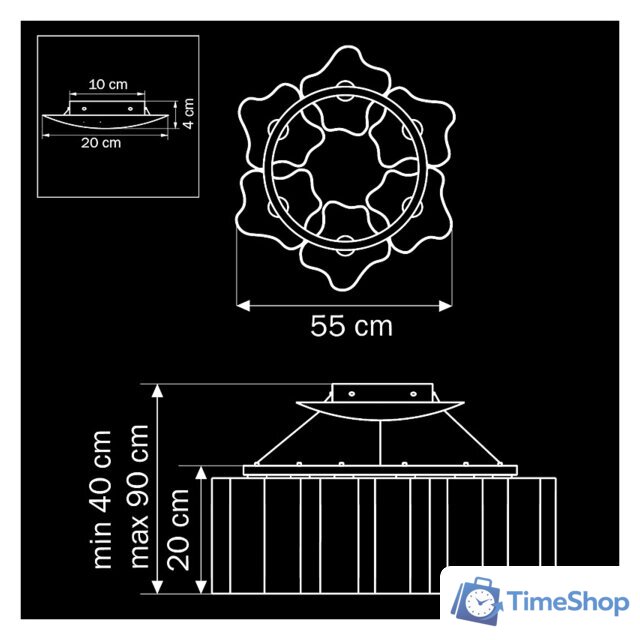 Подвесная люстра Lightstar 802160 - Изображение №2 — Интернет-магазин Time-Shop