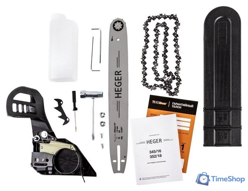 Бензопила Heger 345/16 - Изображение №9 — Интернет-магазин Time-Shop