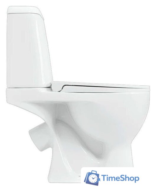 Унитаз напольный Sanita Luxe Max Comfort WC.CC/Max/2-DM/WHT.G/S1 (с сиденьем) - Изображение №4 — Интернет-магазин Time-Shop