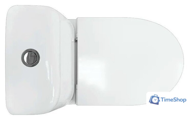 Унитаз напольный Sanita Luxe Max Comfort WC.CC/Max/2-DM/WHT.G/S1 (с сиденьем) - Изображение №5 — Интернет-магазин Time-Shop