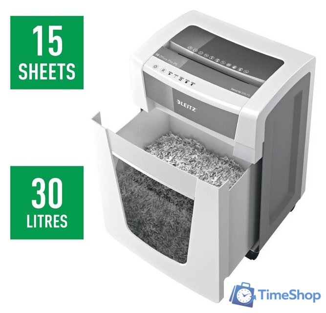Шредер Leitz IQ Office Pro P6+ - Изображение №4 — Интернет-магазин Time-Shop