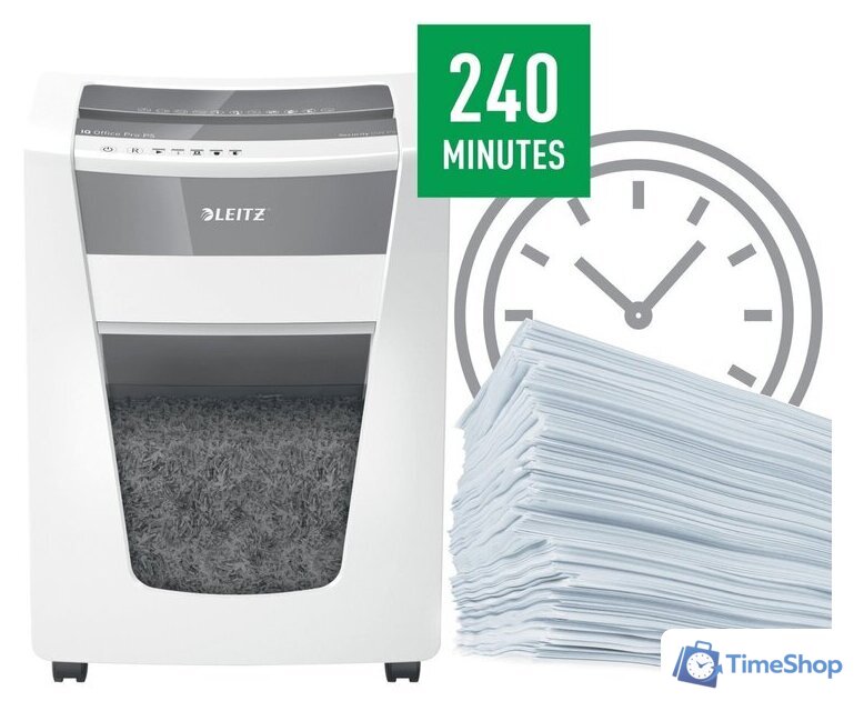Шредер Leitz IQ Office Pro P6+ - Изображение №5 — Интернет-магазин Time-Shop