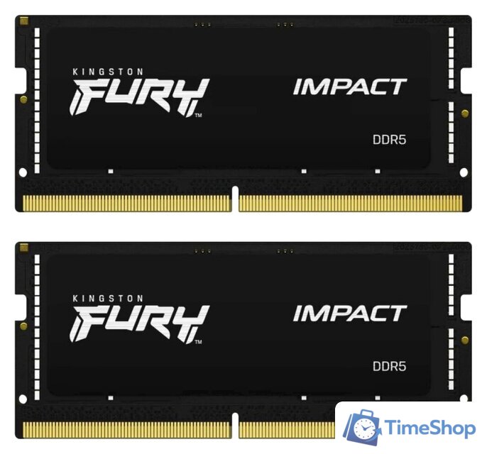 Оперативная память Kingston FURY Impact 2x8 ГБ DDR5 4800 МГц KF548S38IBK2-16 - Изображение №1 — Интернет-магазин Time-Shop