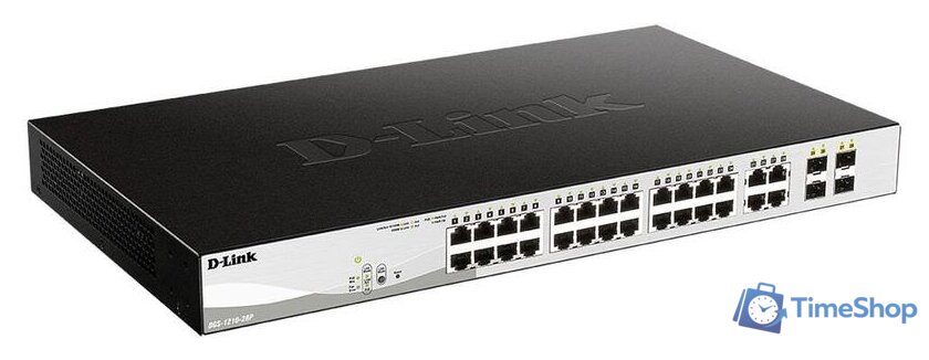 Управляемый коммутатор 2-го уровня D-Link DGS-1210-28P/FL1A - Изображение №2 — Интернет-магазин Time-Shop