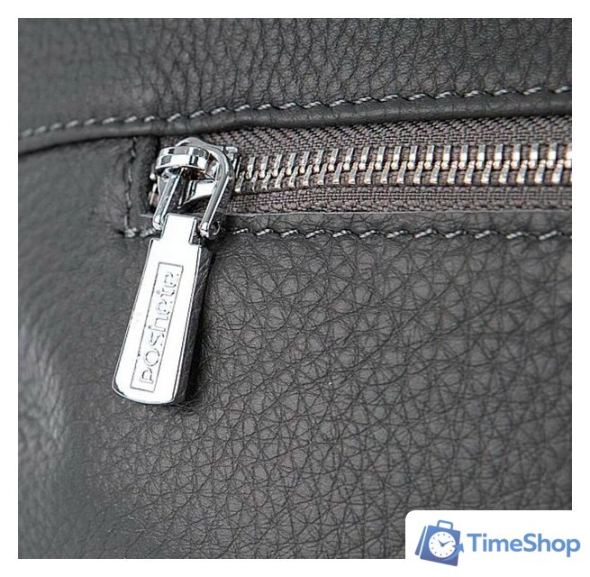 Женская сумка Poshete 892-H8217H-GRY (серый) - Изображение №5 — Интернет-магазин Time-Shop