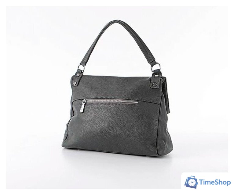Женская сумка Poshete 892-H8217H-GRY (серый) - Изображение №2 — Интернет-магазин Time-Shop