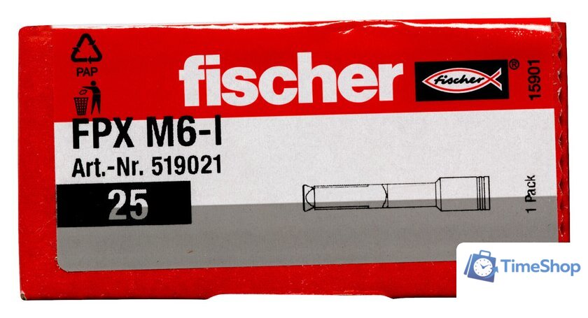 Анкерный болт Fischer FPX M6-I 519021 (25 шт) - Изображение №4 — Интернет-магазин Time-Shop