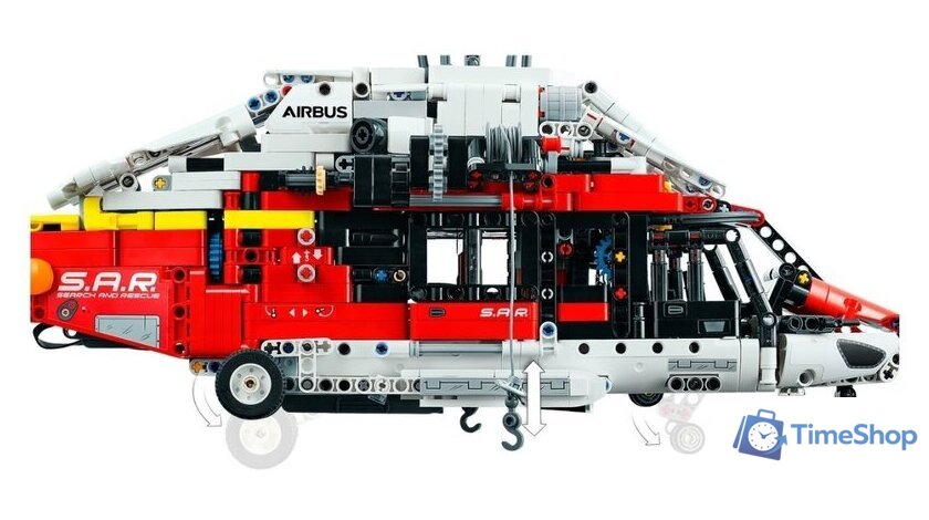 Конструктор LEGO Technic 42145 Спасательный вертолет Airbus H175 - Изображение №5 — Интернет-магазин Time-Shop