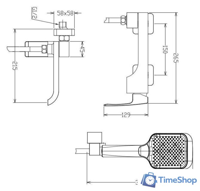 Смеситель Raglo R02.30 - Изображение №2 — Интернет-магазин Time-Shop