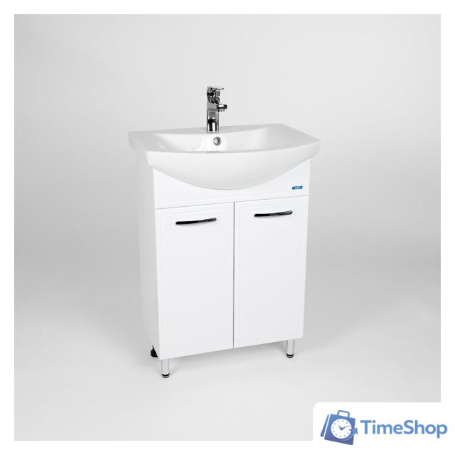  Viant Тумба Милан с умывальником Балтика 60 VMIL60BA-T2ST + WH110246 - Изображение №1 — Интернет-магазин Time-Shop