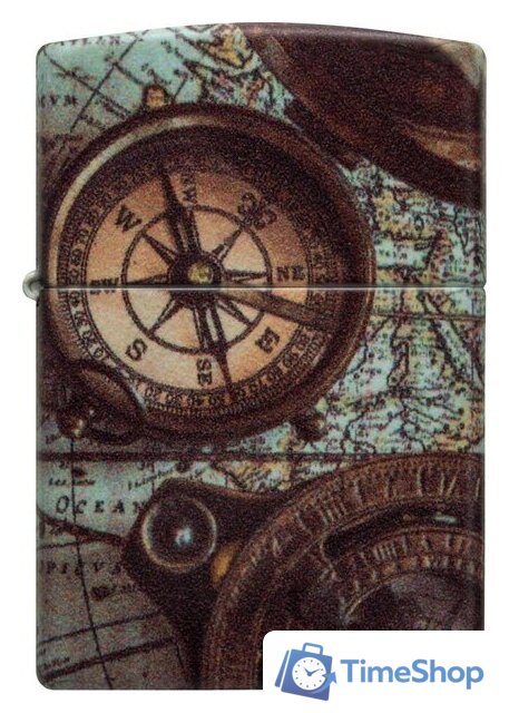 Зажигалка Zippo Compass Design 49916 - Изображение №2 — Интернет-магазин Time-Shop