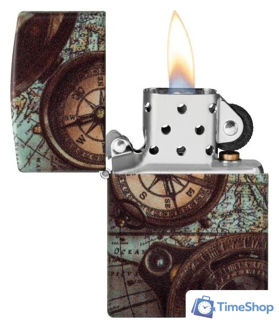 Зажигалка Zippo Compass Design 49916 - Изображение №3 — Интернет-магазин Time-Shop