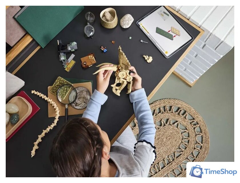 Конструктор LEGO Jurassic World Окаменелости динозавров череп трицератопса 76969 - Изображение №8 — Интернет-магазин Time-Shop