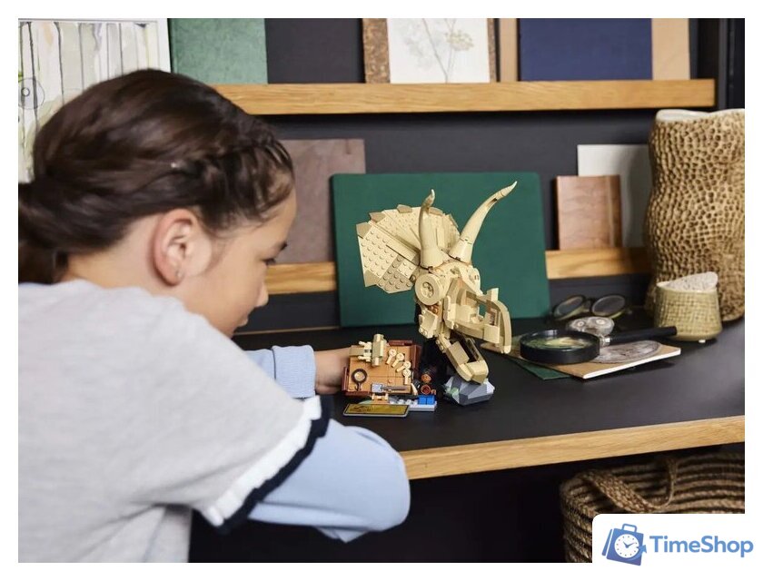 Конструктор LEGO Jurassic World Окаменелости динозавров череп трицератопса 76969 - Изображение №6 — Интернет-магазин Time-Shop