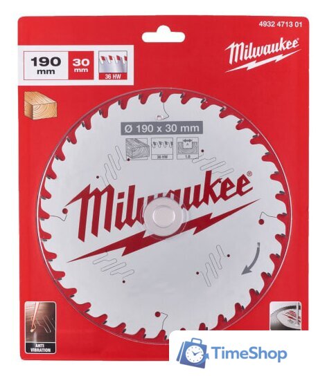 Пильный диск Milwaukee 4932471301 - Изображение №1 — Интернет-магазин Time-Shop