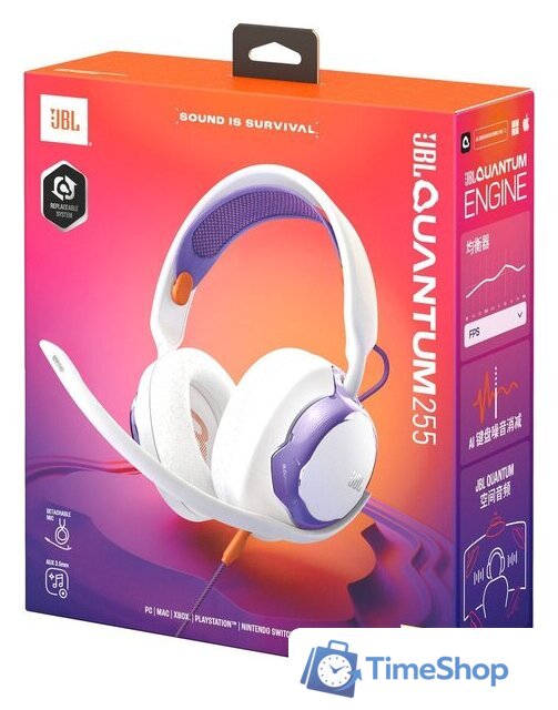 Наушники JBL Quantum 250 (белый) - Изображение №7 — Интернет-магазин Time-Shop