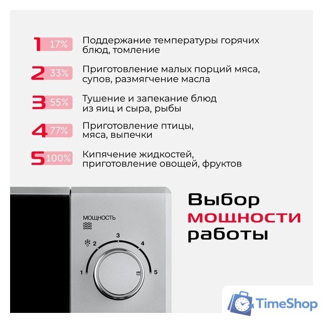 Микроволновая печь RED Solution RM-2011 - Изображение №6 — Интернет-магазин Time-Shop
