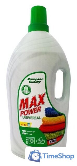Гель для стирки Max Power Universal 4 л - Изображение №1 — Интернет-магазин Time-Shop