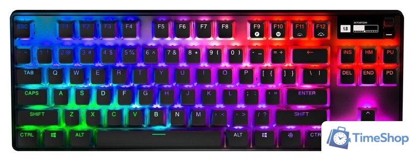 Клавиатура SteelSeries Apex Pro TKL 2023 Wireless (нет, кириллицы) - Изображение №7 — Интернет-магазин Time-Shop
