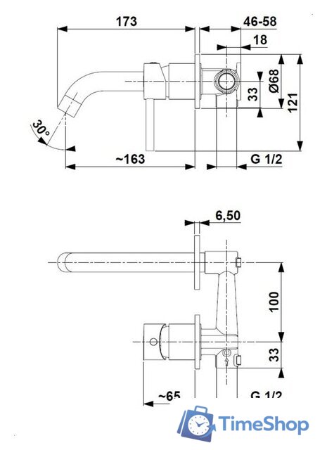 Смеситель KFA Armatura Moza 503981034 - Изображение №8 — Интернет-магазин Time-Shop