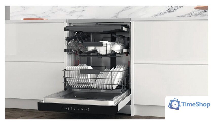 Отдельностоящая посудомоечная машина Whirlpool WFC 3C26 PF X - Изображение №2 — Интернет-магазин Time-Shop