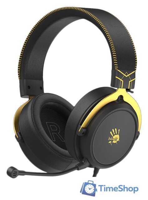 Наушники A4Tech Bloody M590i (черный/желтый) - Изображение №1 — Интернет-магазин Time-Shop