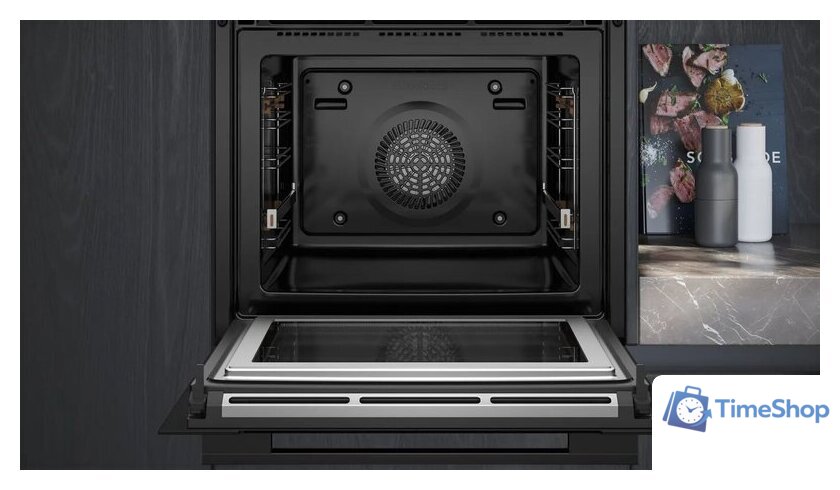 Электрический духовой шкаф Siemens iQ700 HM776GKB1 - Изображение №3 — Интернет-магазин Time-Shop