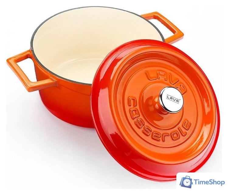 Кастрюля Lava LV Y TC 20 EDT K2 (оранжевый) - Изображение №4 — Интернет-магазин Time-Shop