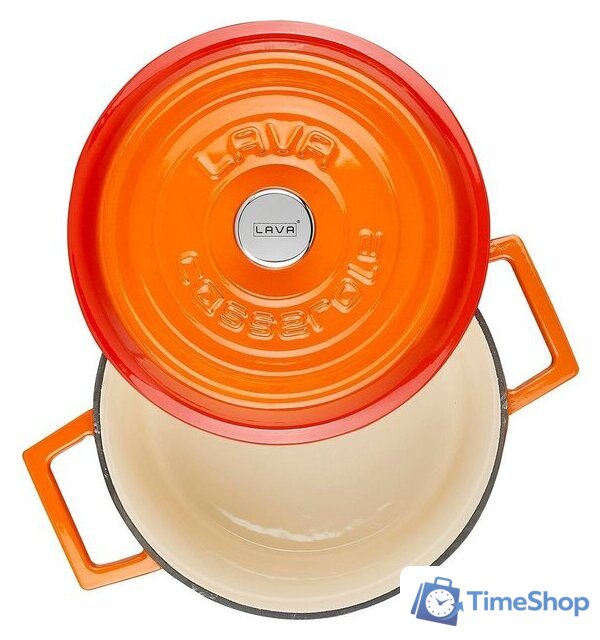Кастрюля Lava LV Y TC 20 EDT K2 (оранжевый) - Изображение №5 — Интернет-магазин Time-Shop