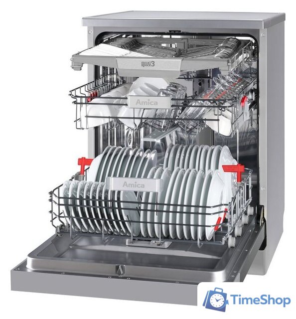 Отдельностоящая посудомоечная машина Amica MDFM66B10EOiIS - Изображение №8 — Интернет-магазин Time-Shop