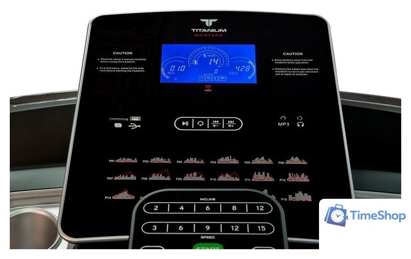 Электрическая беговая дорожка Titanium Masters Physiotech TLF - Изображение №3 — Интернет-магазин Time-Shop