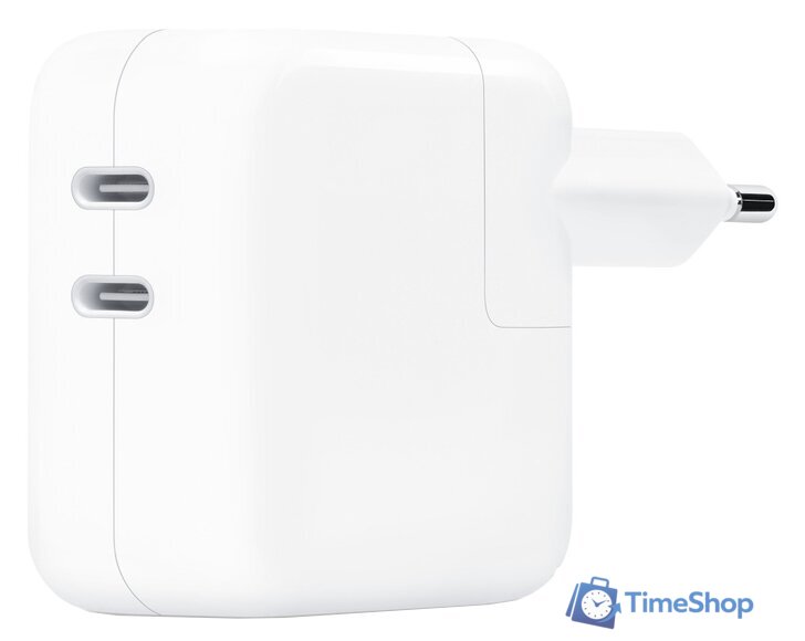 Сетевое зарядное Apple 35W Dual USB-C Port EU Power Adapter - Изображение №1 — Интернет-магазин Time-Shop