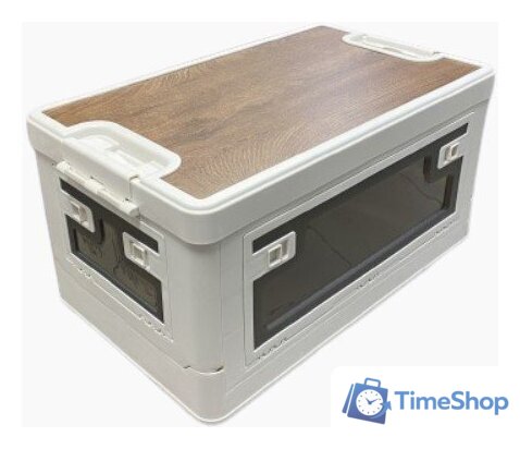 Органайзер для хранения Happy Home складной со столиком HH-014 60 л (белый) - Изображение №1 — Интернет-магазин Time-Shop