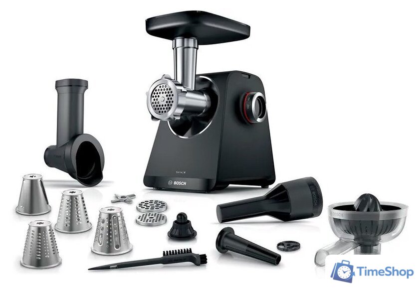 Мясорубка Bosch Serie 4 MFWS450B - Изображение №1 — Интернет-магазин Time-Shop
