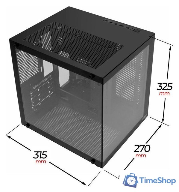 Корпус Ginzzu V100 - Изображение №3 — Интернет-магазин Time-Shop