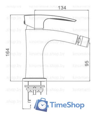 Смеситель Gappo G5007-3 - Изображение №2 — Интернет-магазин Time-Shop
