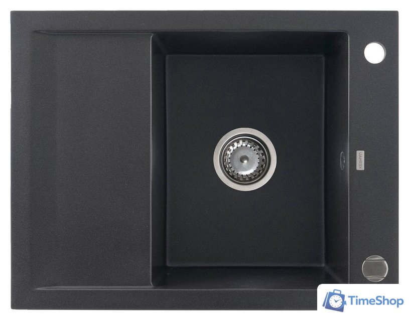 Кухонная мойка Kernau Kgs M 4565 1B1D Black Metallic - Изображение №1 — Интернет-магазин Time-Shop