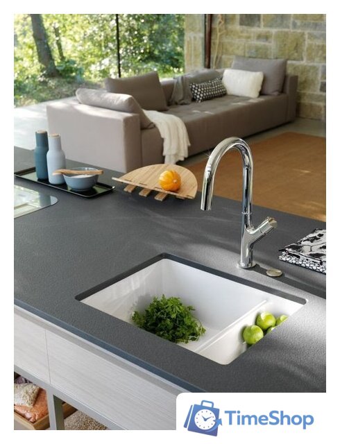 Кухонная мойка Franke Kubus KBK 160-38-12 126.0380.009 (снежно-белый) - Изображение №6 — Интернет-магазин Time-Shop