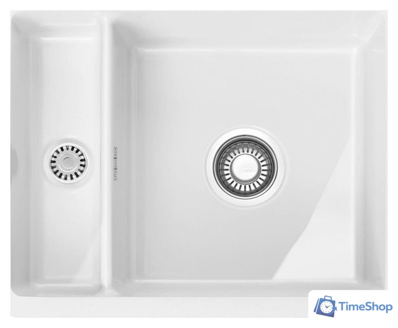 Кухонная мойка Franke Kubus KBK 160-38-12 126.0380.009 (снежно-белый) - Изображение №1 — Интернет-магазин Time-Shop