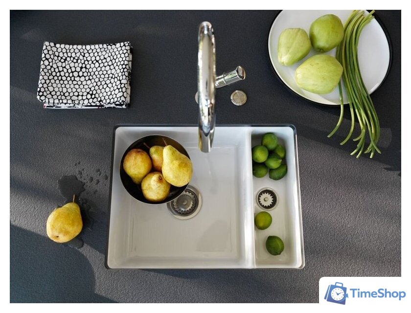 Кухонная мойка Franke Kubus KBK 160-38-12 126.0380.009 (снежно-белый) - Изображение №4 — Интернет-магазин Time-Shop