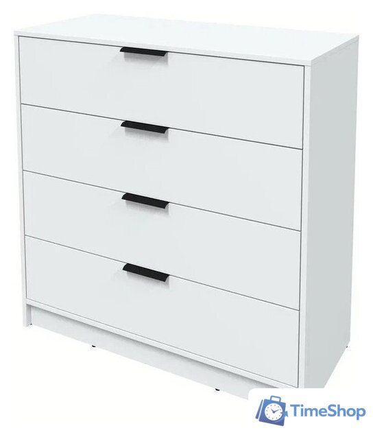 Комод Интерлиния Концепт КТ-К100 (белый платинум/белый платинум) - Изображение №2 — Интернет-магазин Time-Shop