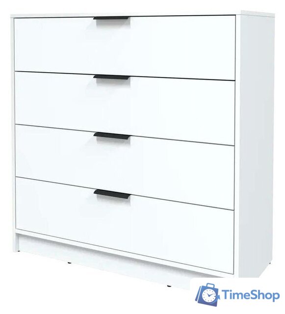 Комод Интерлиния Концепт КТ-К100 (белый платинум/белый платинум) - Изображение №1 — Интернет-магазин Time-Shop