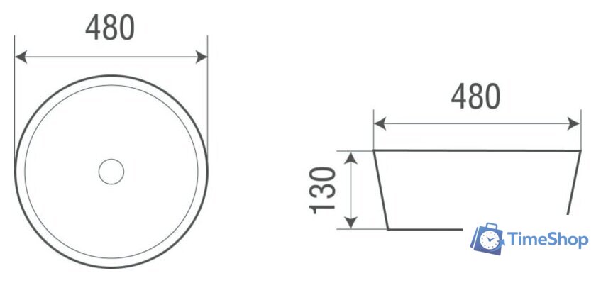 Умывальник WeltWasser Elbach 32066 - Изображение №3 — Интернет-магазин Time-Shop