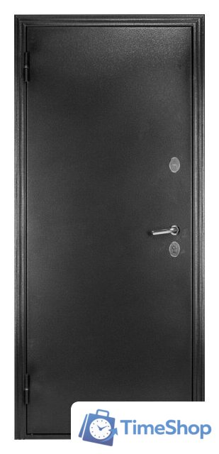 Металлическая дверь Guard Термо MG75 97х205 левая (черное серебро/серый) - Изображение №2 — Интернет-магазин Time-Shop