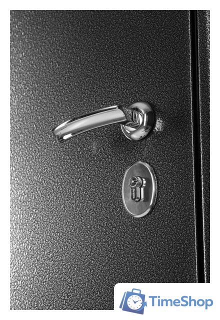 Металлическая дверь Guard Термо MG75 97х205 левая (черное серебро/серый) - Изображение №9 — Интернет-магазин Time-Shop